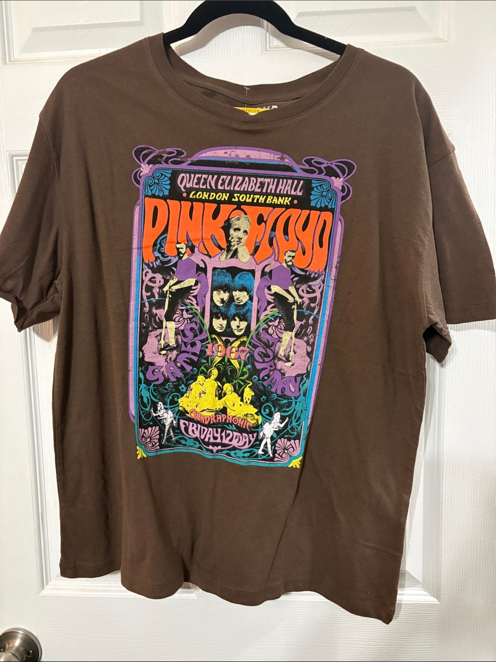 Pink Floyd Graphic Tee - Brown Vintage-Style Shirt